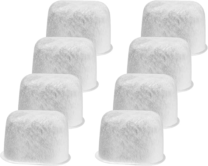 Filtres à Café de Rechange pour Cuisinart 8 Pièces Charbon Actif Filtre à Eau Cartouches De Filtre à Eau pour Machine à Café