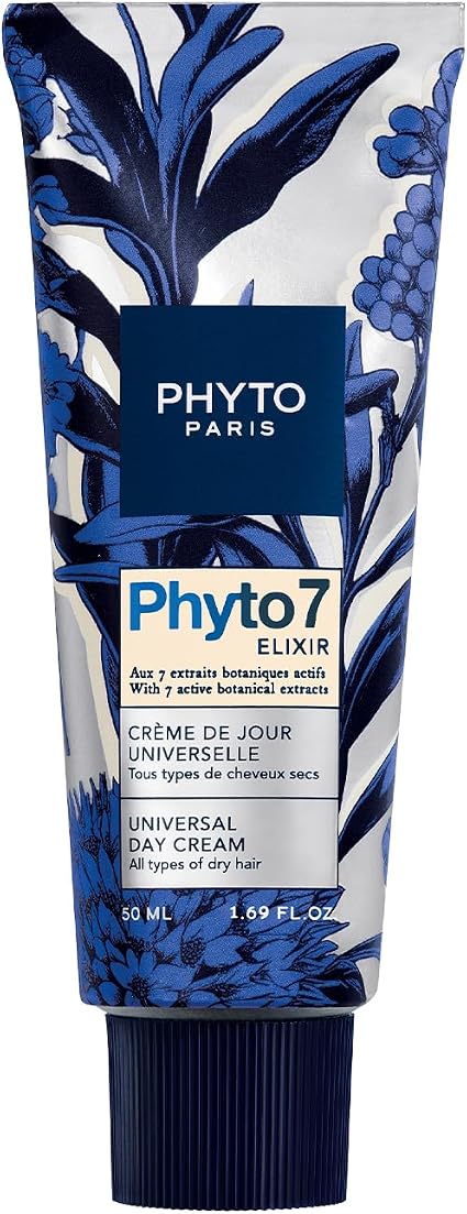 Phyto Paris - Phyto 7 Elixir Universal Day Cream 50 ml - Daily Nourishing Dry Hair Care - Anti-Frizz Protection 48H - 7 Botanical Extracts - No Rinse Hair Cream - Image 1
