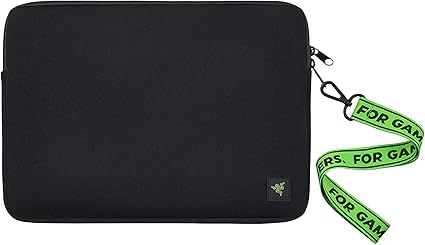Razer Neoprene Sleeve V2 (13.3") – for Laptops and Notebooks up to 13.3 Inches (Robust Exterior and Padded Interior, Custom Designed for Razer Blade Stealth 13) Black - Image 1