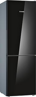 Bosch KGV36VBEAS, Série 4, Réfrigérateur congélateur, Pose libre, 186 x 60 cm, 214 L / 94 L, Noir - Image 1