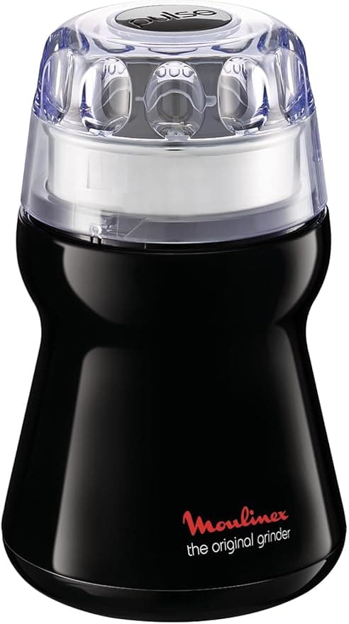 Moulinex AR110830 Electric Grain Grinder Dehli Coffee Spices Dried Fruit Grind 180W Black