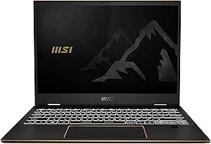 MSI Summit E13FlipEvo A12MT-012FR: Core i5 1240P - 16GB - SSD 512GB - Iris XE Graphic - 13.4' FHD 120Hz Touch - WDS 11 Family Black - Image 1