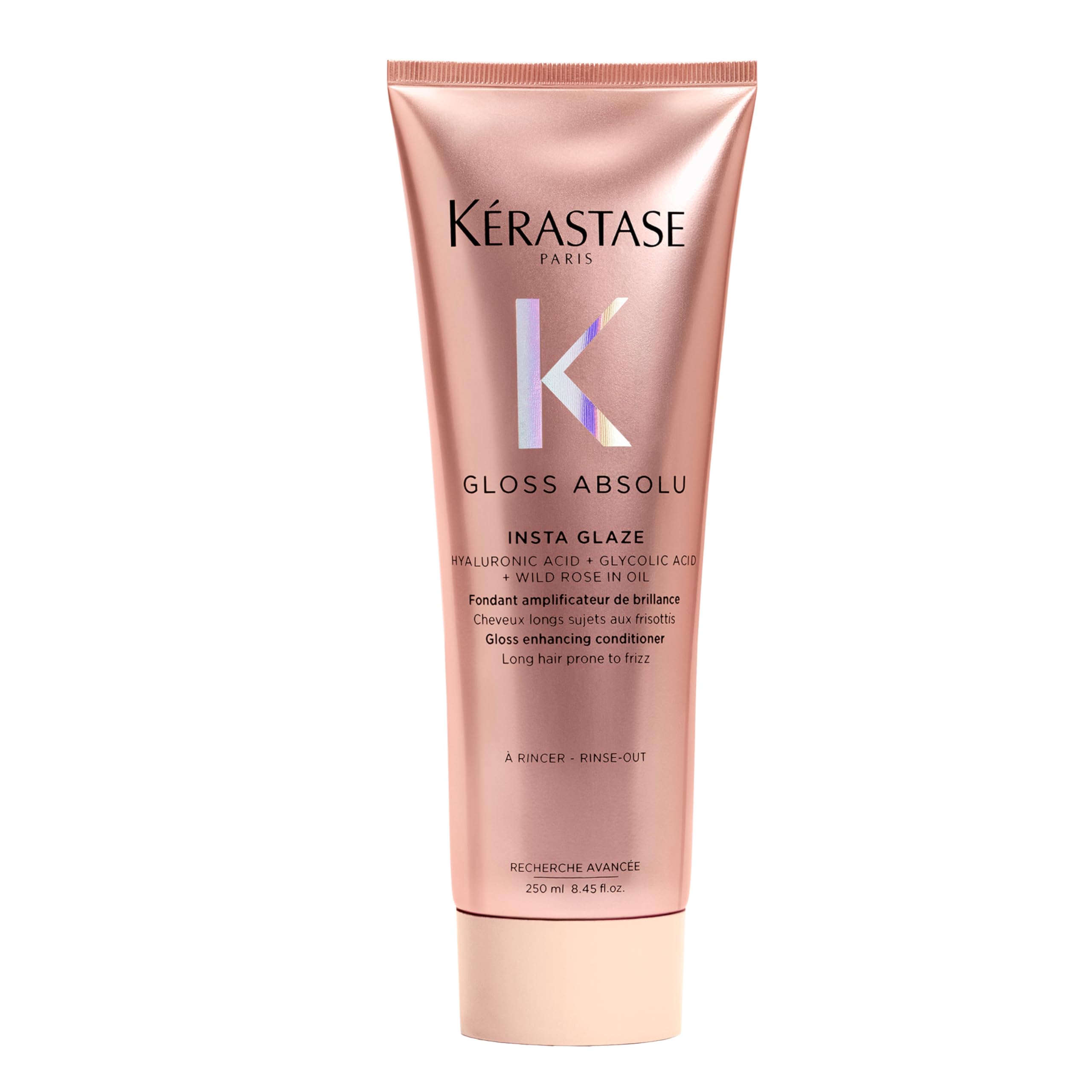 KÉRASTASE Gloss Absolu - Fondant Insta Glaze - Après-Shampoing Brillance - Cheveux Ternes - Acide Hyaluronique, Acide Glycolique et Rose Sauvage - Cheveux Longs et Sujets aux Frisottis - Image 1