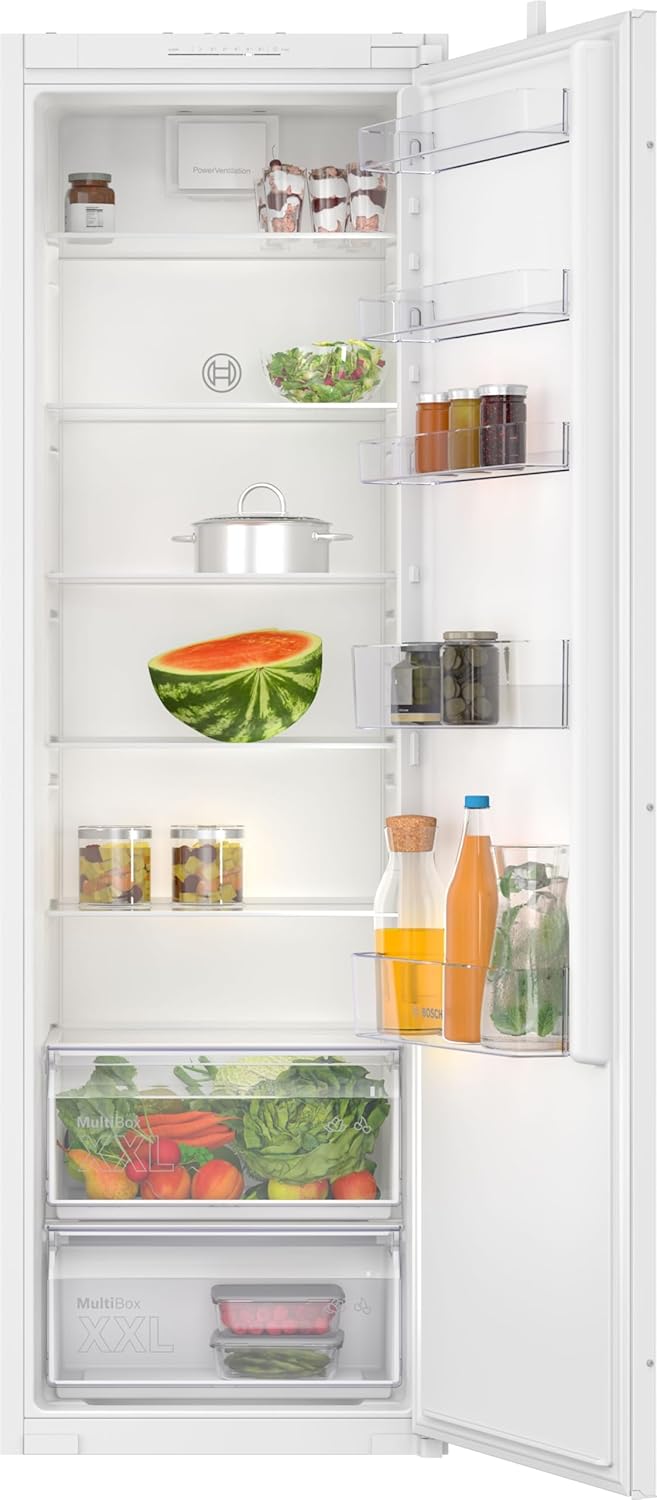 Bosch KIR81NSE0, Série 2, Réfrégirateur 1 porte, Encastrable, 177,2 x 54,1 cm, 310 L - Image 1