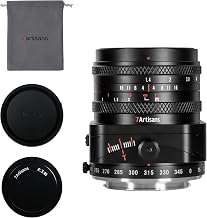 7artisans Objectif 50 mm F1.4 APS-C avec Cadre Inclinable et Compatibilité 2 en 1 pour Appareils Photo sans Miroir Sony E-Mount A6500A6300A6100A6000A5100A5000A6600NEX3NEX3NNEX5 NEX5TNEX5RNEX6NEX7. - Image 1