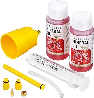 Hydraulic Brake Bleed Kit For Shimano Hydraulic Brake Fluid Change Kits Including High Performance Brake Fluid Mineral Oil 120ml - Image 1