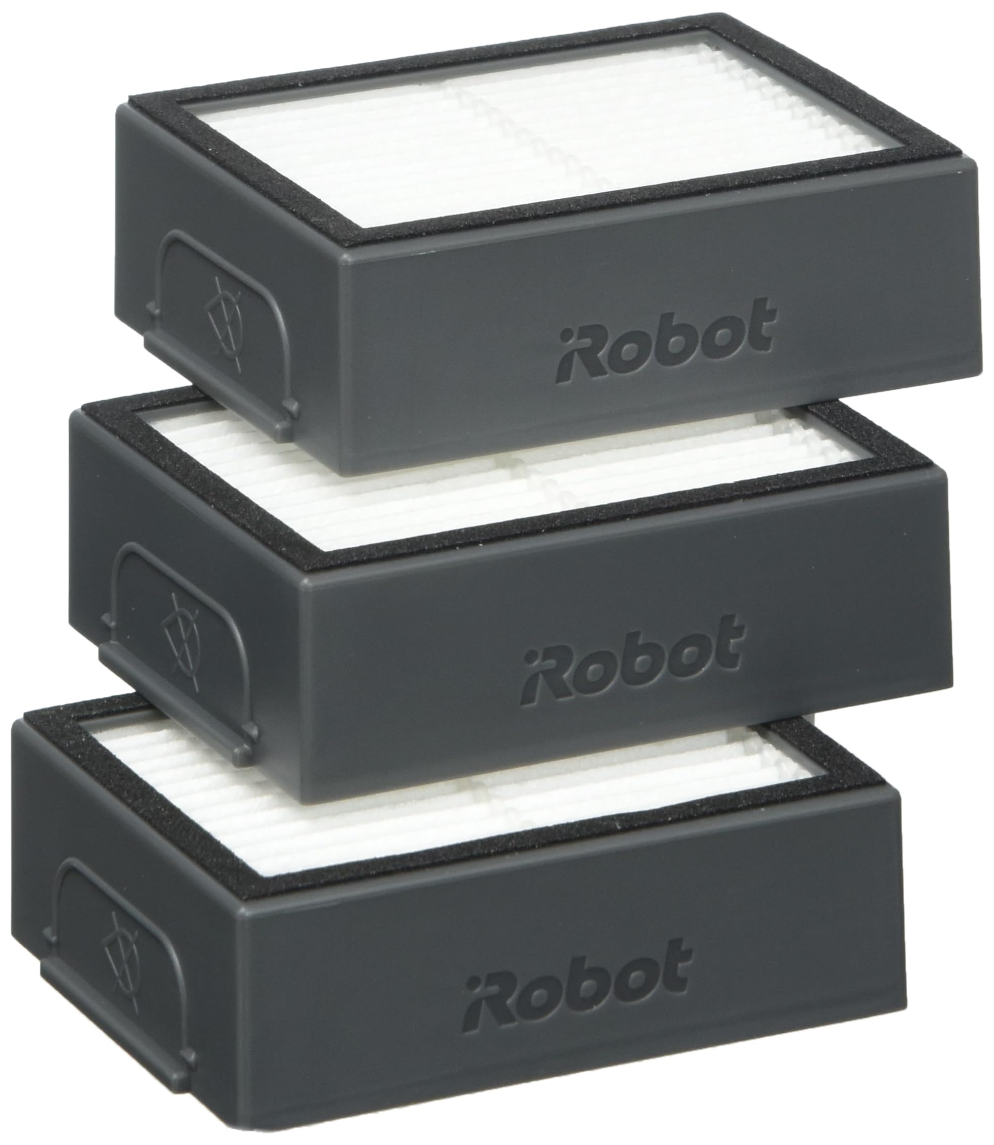 iRobot 4624876, 3 x Filter for Roomba Robot Vacuum Cleaners I and E Series, Black and White - Image 1