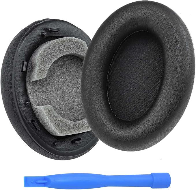 MMOBIEL Ear Pads Replacement for Sony WH-1000XM3 Headphone - Protein PU Ear Pad Cushions - Earpads Replacement for Sony WH-1000XM3 – Black - Image 1