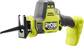 RYOBI - Scie Sabre Compacte Brushless 18V ONE+ RRS18CBL-0 - Utilisation Une Main - Pour Élagage, Coupe Tuyaux & Démolition Légère - Batterie non incluse - Image 1