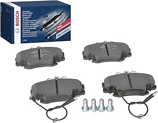 BP713 - Front Brake Pads for Car, Bosch Quality, Noise and Dust Reduction - ECE-R90 Certified - Copper Free - Set of 4 Pads - Includes Accessories - Image 1