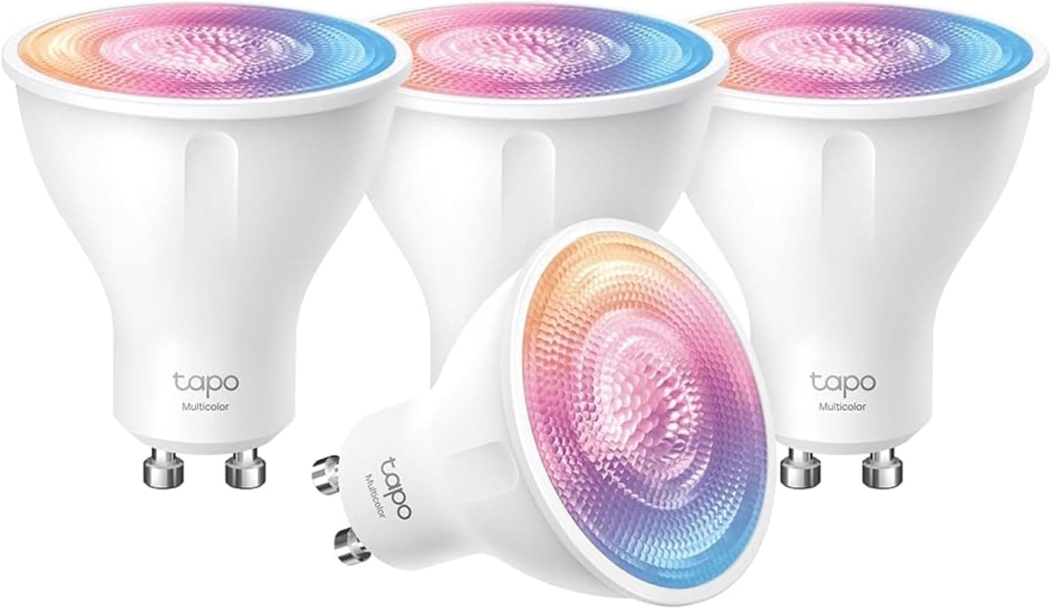 Tapo Ampoule Connectée WiFi, Ampoule LED G10 Multicolore Dimmable 2200K-6500K, 350 Lumens, 3.7W équivalent à 50W, compatible avec Alexa et Google Home, Economie d'énergie, Tapo L630(4-pack)