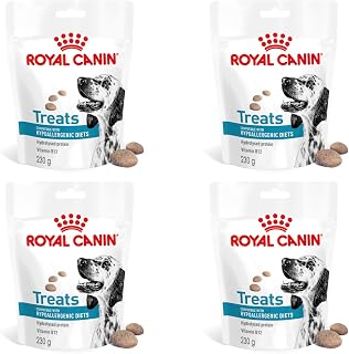 Veterinary Hypoallergenic Treats | 4 Pack | 4 x 230g | Snacks for Adult Dogs of All Sizes & Breeds | Resealable Bag | Hydrolyzed Protein - Image 1