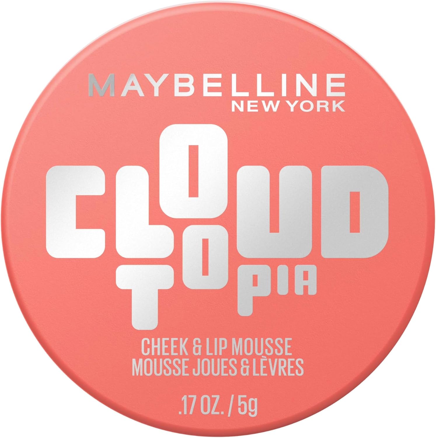 Maybelline New York – Multi-Purpose Foam Blush – Cheeks & Lips – Blurred Matte Finish – Light Texture – Lasts up to 14 Hours – Transfer Resistant – Cloudtopia – Shade : 05 Coral Illusion - Image 1