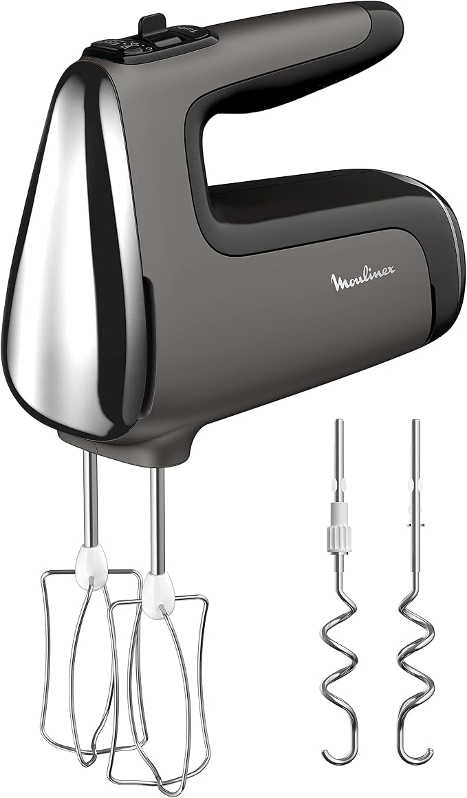 Moulinex Powermix Silence HM650 - Hand Blender Dough Mixer 600 W - Adjustable Speed with Turbo Function - Bread, Pizza or Pastry Maker, Quiet Motor, HM650E - Image 1