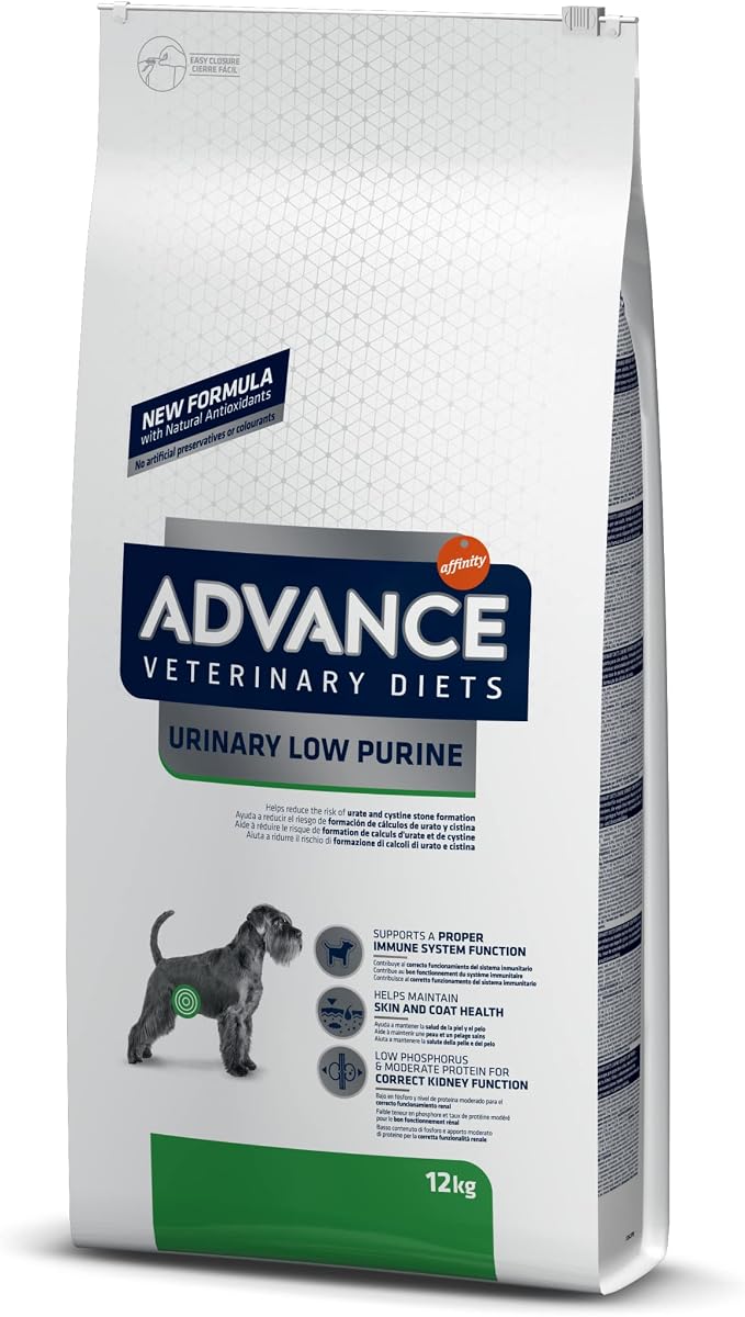 Advance Veterinary Diets Urinary Low Purine Dry Food for Dogs with Leishmaniasis - 12 kg - Image 1