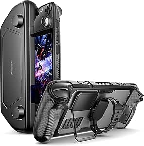JSAUX PC0104 ModCase Compatible with Steam Deck/Steam Deck OLED, Full Protection Including Removable Shell, Protective Cover, Metal Bracket and Strap - Basic Kit - Image 1