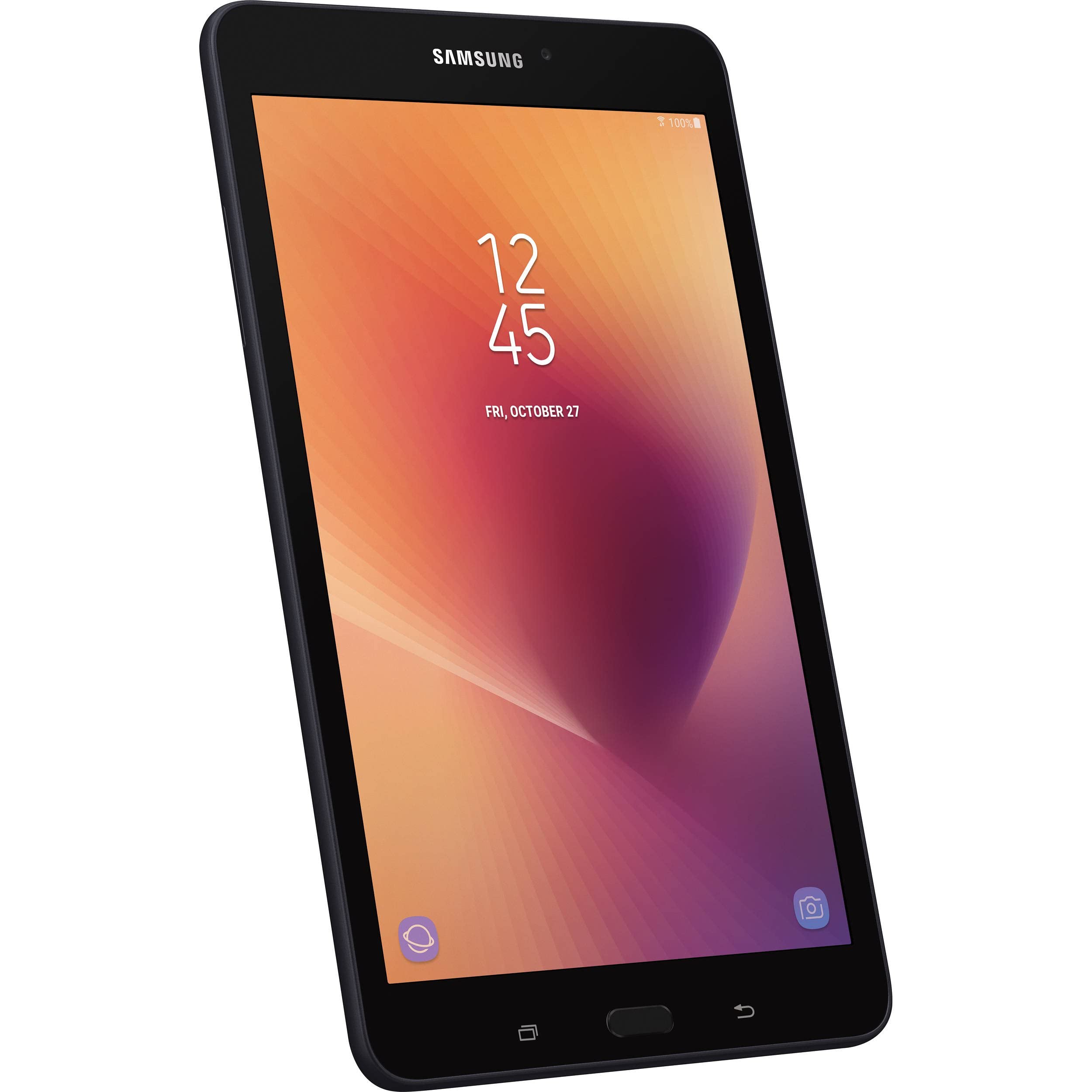 Samsung 2017 Tab A (8-inch, Wi-Fi + Cellular, 16GB) Black (Refurbished) - Image 1