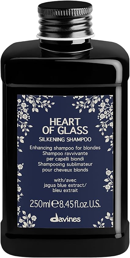 Davines HEART OF GLASS Silkening Shampoo - Conditioner for Blonde Hair 250ml - Image 1