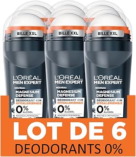 L'Oréal Men Expert - Déodorant Bille Hypoallergénique pour Homme - Efficacité 48h - Sans Alcool - Magnesium Defense - 50 ml - Image 1
