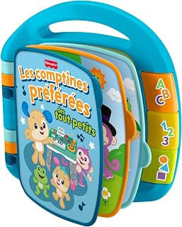 Les Rhymes Préferées des Tout-Petits JMC51 Musical Toy with Lights and Sounds for Babies from 6 Months, French Language - Image 1