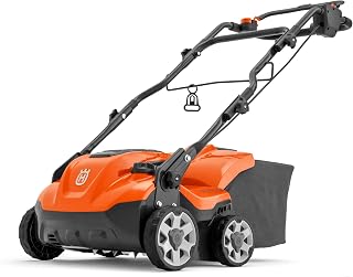 Scarificateur et démousseur électrique Husqvarna S138C – 1,6 KW, Largeur de Travail 37,5 cm, Lames 2 en 1, Profondeur réglable et poignée Rabattable - Image 1