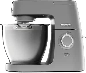 Kenwood Chef Elite XL KVL6320S Pastry Processor, Multi-Function Mixer with 6.7L Bowl, 1400 W, Silver - Image 1