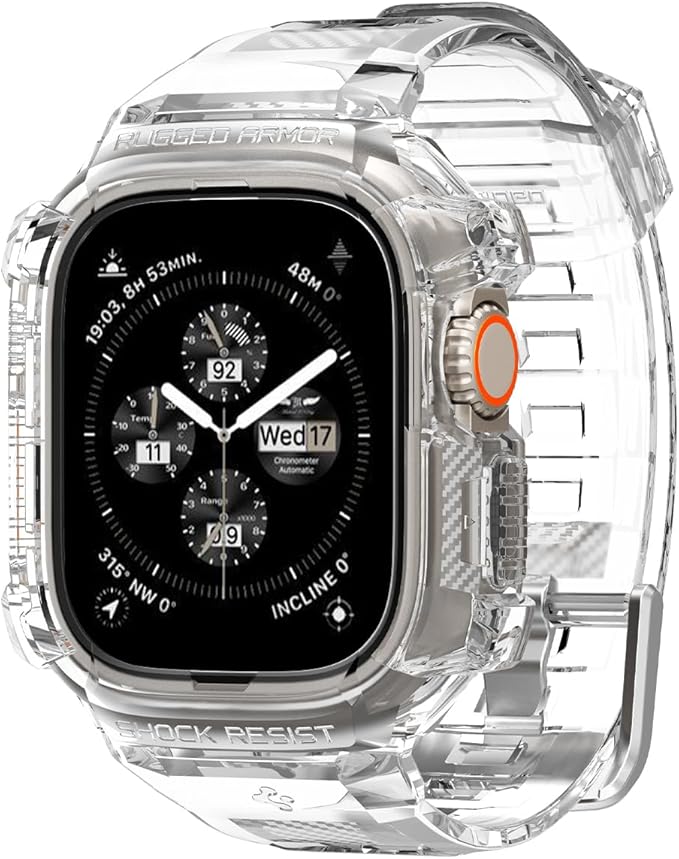 Spigen Rugged Armor Pro Case and Band Compatible with Apple Watch Ultra 2 (2023) / Ultra (2022) 49mm - Image 1
