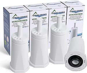 BES008 Sage Barista Express Water Filter Compatible with Sage Water Filter Replacement for SES008 SES810 SES875 SES880 SES920 SES980 SES990 (Pack of 4) - Image 1
