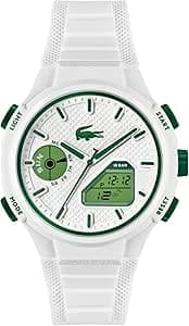 Lacoste LC33 Collection Men's Multifunction Analogue Digital Quartz Watch with Silicone Strap - Available for Men and Women