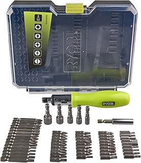 RAK59SD Screwdriver Bit Set – 59 Pieces, Magnetic Bit Holder, Compact Case – Ideal for Multi-Material Drilling and Screwing – Compatible with Drills/Drivers - Image 1