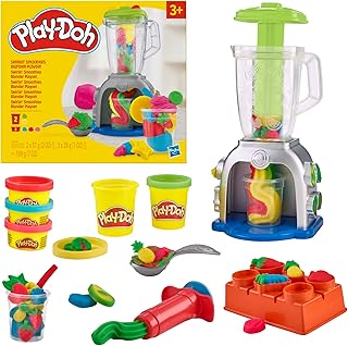 Play-Doh Tourbillon de Smoothies, Coffret Créatif avec 20 Accessoires et 8 Pots de Pâte à Modeler, Jouet Créatif pour Les Filles et Garçons dès 3 Ans - Image 1