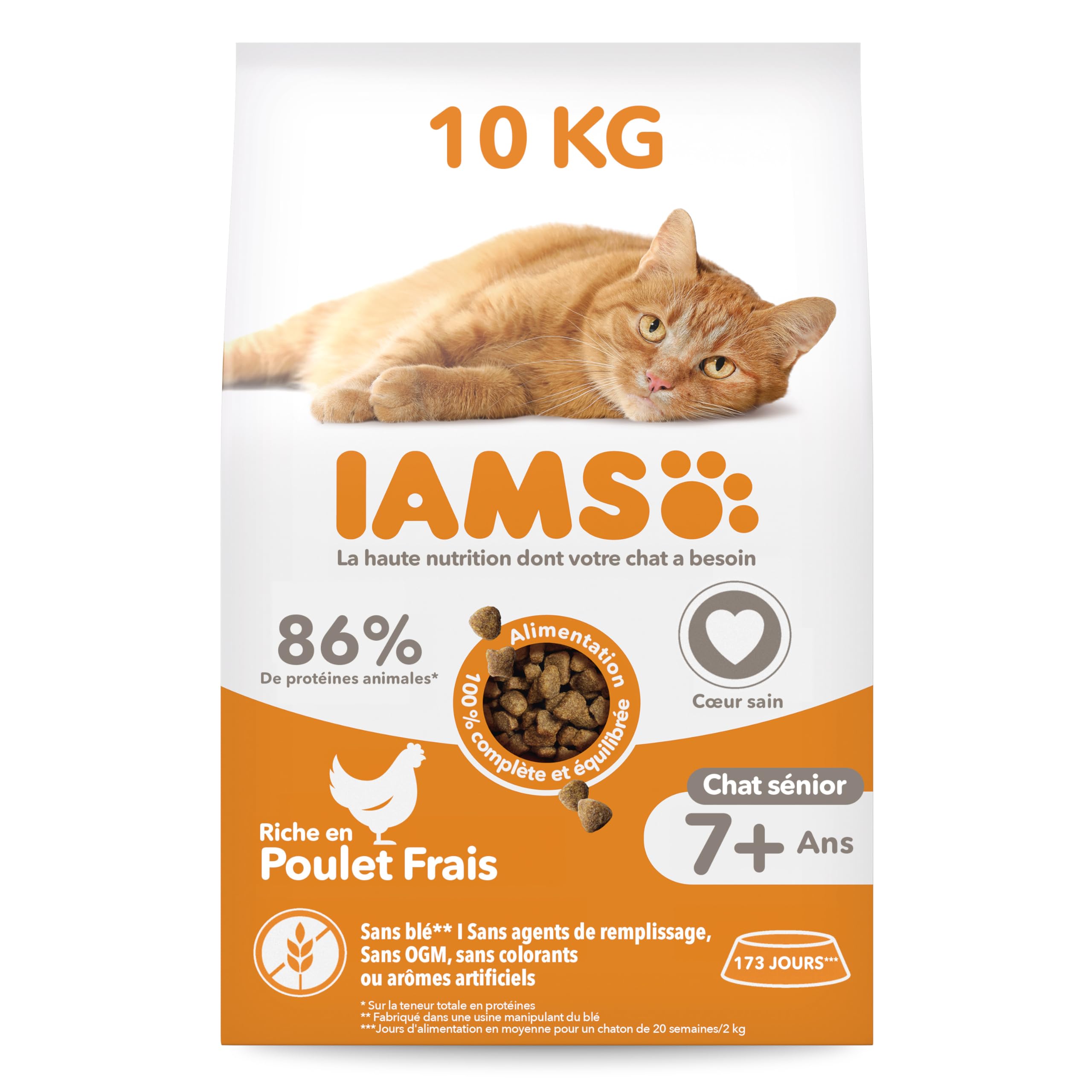 IAMS Fresh Chicken Food for Senior Cats 1.5 kg - Image 1