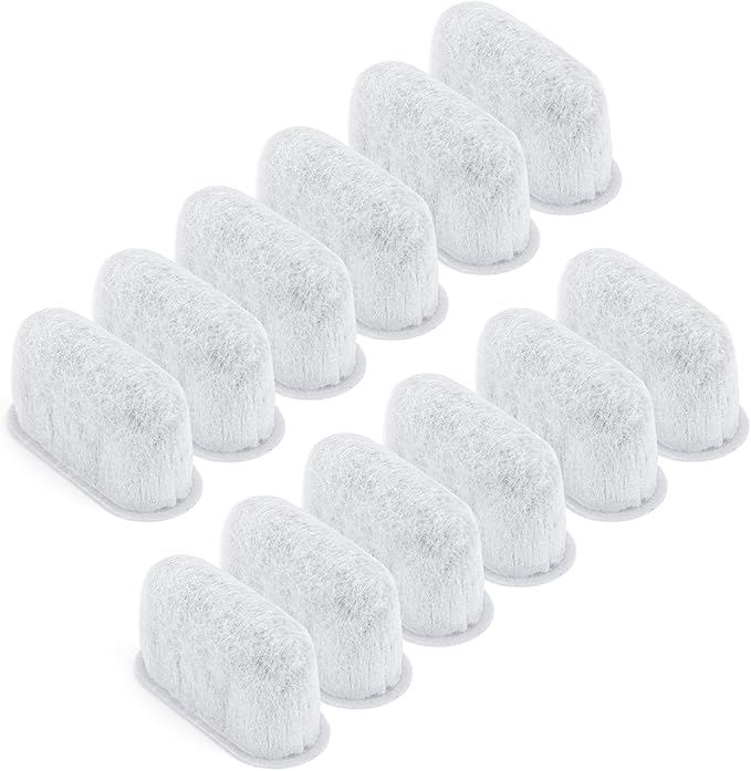 Gosknor Cuisinart Espresso Machine Replacement Filters, 12 Pack Activated Carbon Water Filters Compatible with All Cuisinart Coffee Makers - Image 1