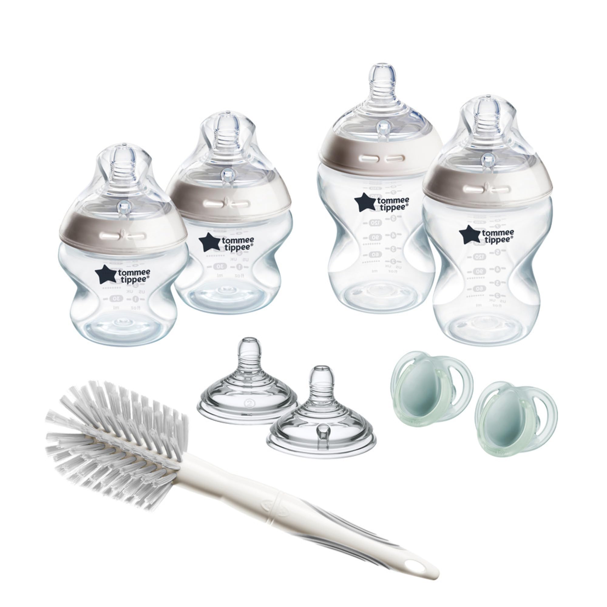 Tommee Tippee Natural Start Anti-Colic Bottles 150ml and 260ml Medium Flow Teats for Natural Latch Self-Sterilising - Image 1