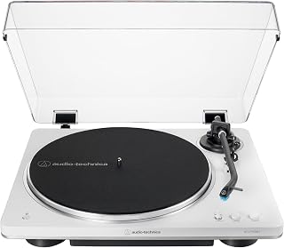 Audio-Technica AT-LP70XBT Platine Automatique sans Fil à entraînement par Courroie (Blanc/Noir) - Image 1
