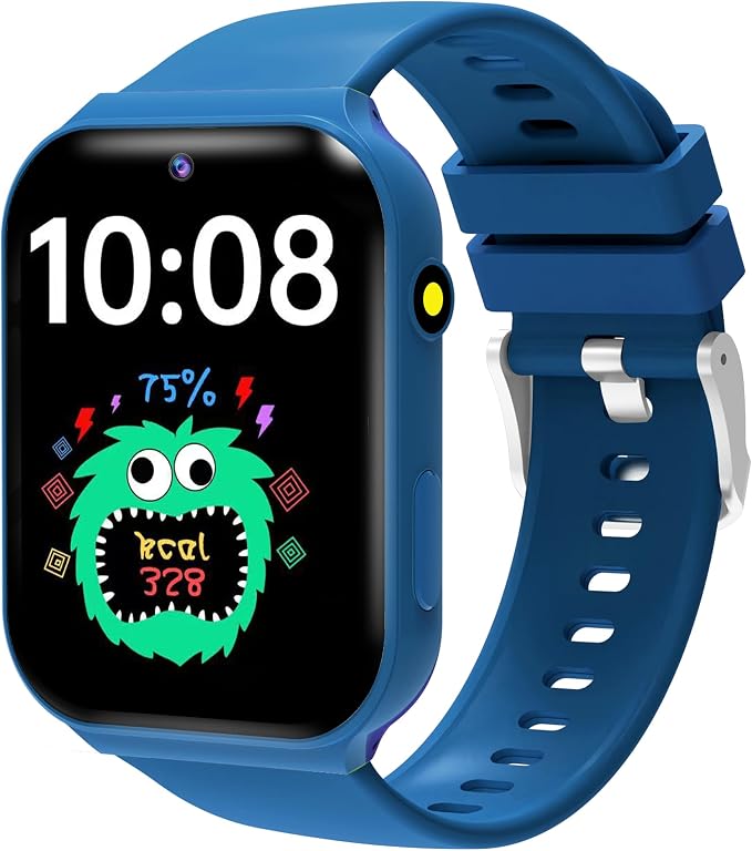 Children's Smart Watch, 1.83 Inch HD Smart Watch Kids Fitness Tracker Boy Girl 18 Games Camera Pedometer Alarm Clock Sleep Monitoring Waterproof Christmas and Birthday Gifts - Image 1