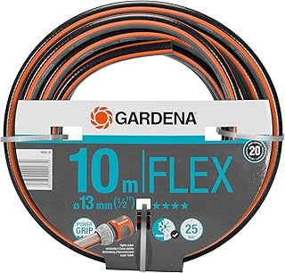Gardena Tuyau de Comfort FLEX 13 mm (1/2 Pouce), 10 m: tuyau de jardin flexible et flexible avec profilé de puissance, pression d'éclatement de 5 bars, sans pièces système (18030-20) - Image 1