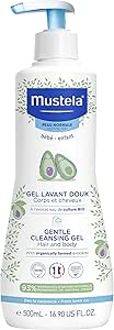 Mustela Gentle Cleansing Gel Pump Bottle 500 ml - Image 1