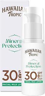 HAWAIIAN Tropic Sun Lait Minéral Visage SPF30, Vanille, 50 ml - Image 1