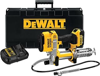 DEWALT - Pompe A Graisse Electrique Sur Batterie XR 18V 4Ah Li-Ion - DCGG571M1-QW - Sans Fil - Pompe Graisse Avec Batterie Incluse - Avec Chargeur Multi-voltage, Une Bandoulière Et Coffret TSTAK - Image 1