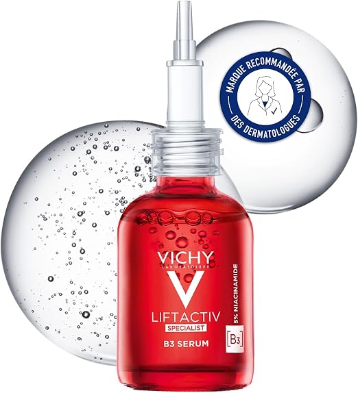 Vichy, Liftactiv Specialist, Anti-Wrinkle & Stain B3 Serum, Unifies & Plumps, Enriched with Niacinamide, Glycolic Acid & Vitamin Cg, For All Skin Types, 30 ml - Image 1