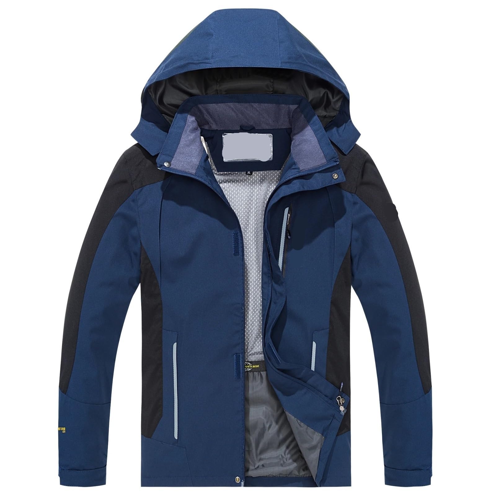 Men's Waterproof Hiking Jacket Large Size Windproof for Camping, Hunting, Running, Trekking, Fishing, Outdoor Coat - Image 1