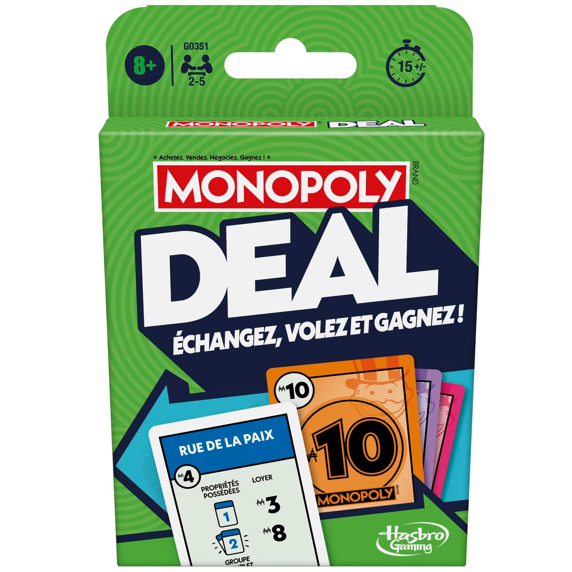 Jeu de cartes Monopoly Deal