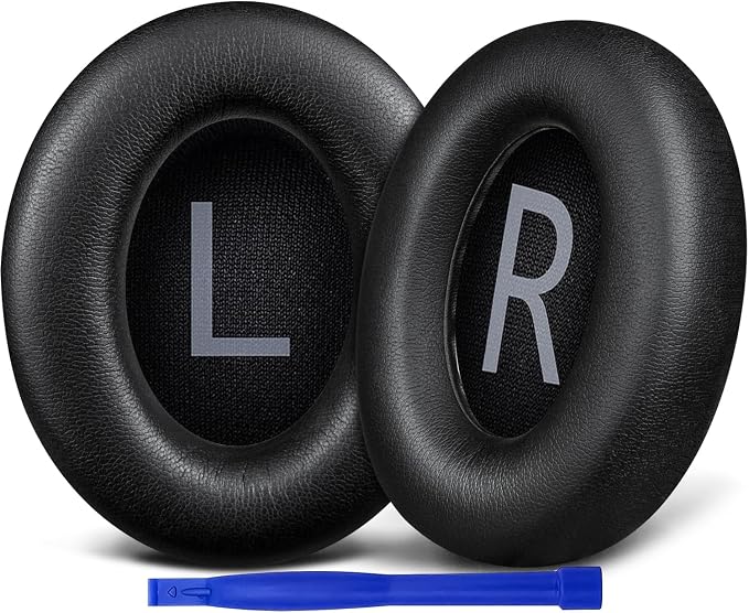 SOULWIT Replacement Replacement Foam Cushion Pads Kit for Bose 700 (NC 700 NC700) Noise Cancelling Headphones HP Headphones Cousinette with Soft Leather Noise Foam Noise Foam - Image 1