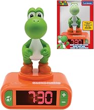 Lexibook - Réveil Nintendo Super Mario - Effets sonores Super Mario - Horloge Réveil Garçons - avec Snooze- Orange/Vert - RL800NI1LXB - Image 1