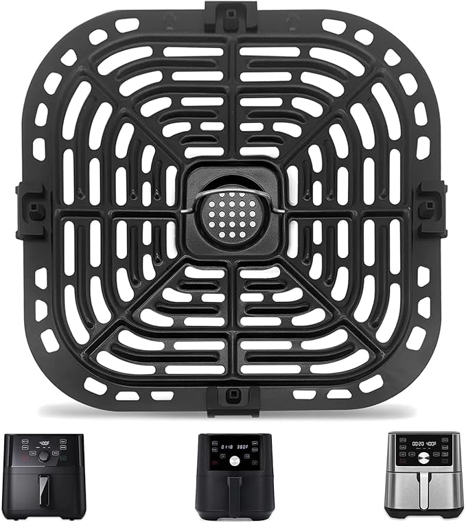 Air Fryer Pan for Instant Pot Vortex Plus 6 in 1 6 QT Gourmia GAF735 6 QT Air Fryer Accessories Air Fryer Tray Replacement Baking Tray Dishwasher Safe - Image 1