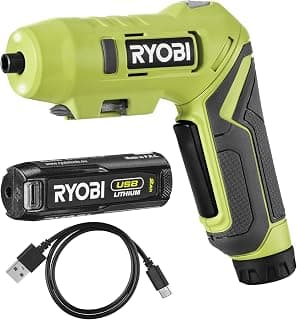 Screwdriver 4V - 1.3 Ah - 5 Nm - 2 speeds - Quick Turn for easy work in hard-to-reach places - charger - Delivered in transparent zip box with 10 screwdriver bits