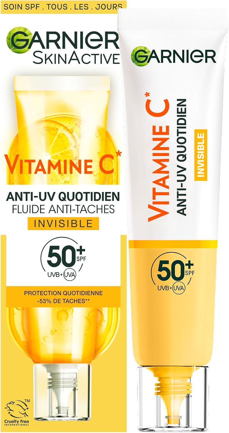Garnier Vitamine C Anti-UV Quotidien Invisible SPF 50-40ml - Image 1