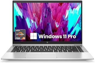Elitebook 845 G8 Laptop Win11 Pro, 14-inch FHD (1920x1080) Display, AMD Ryzen 5 Pro 5650U 6-Core, 16GB RAM, 512GB SSD, No Cam, US QWERTY Keyboard (Renewed) - Image 1