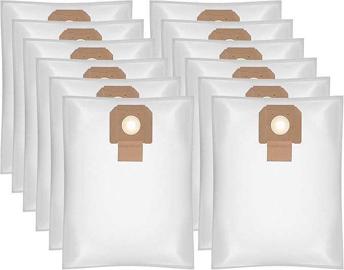 12 Vacuum Cleaner Bags for Bosch GAS 35 L AFC GAS 35 L SFC+ GAS 35 M AFC 2607432037 - Image 1